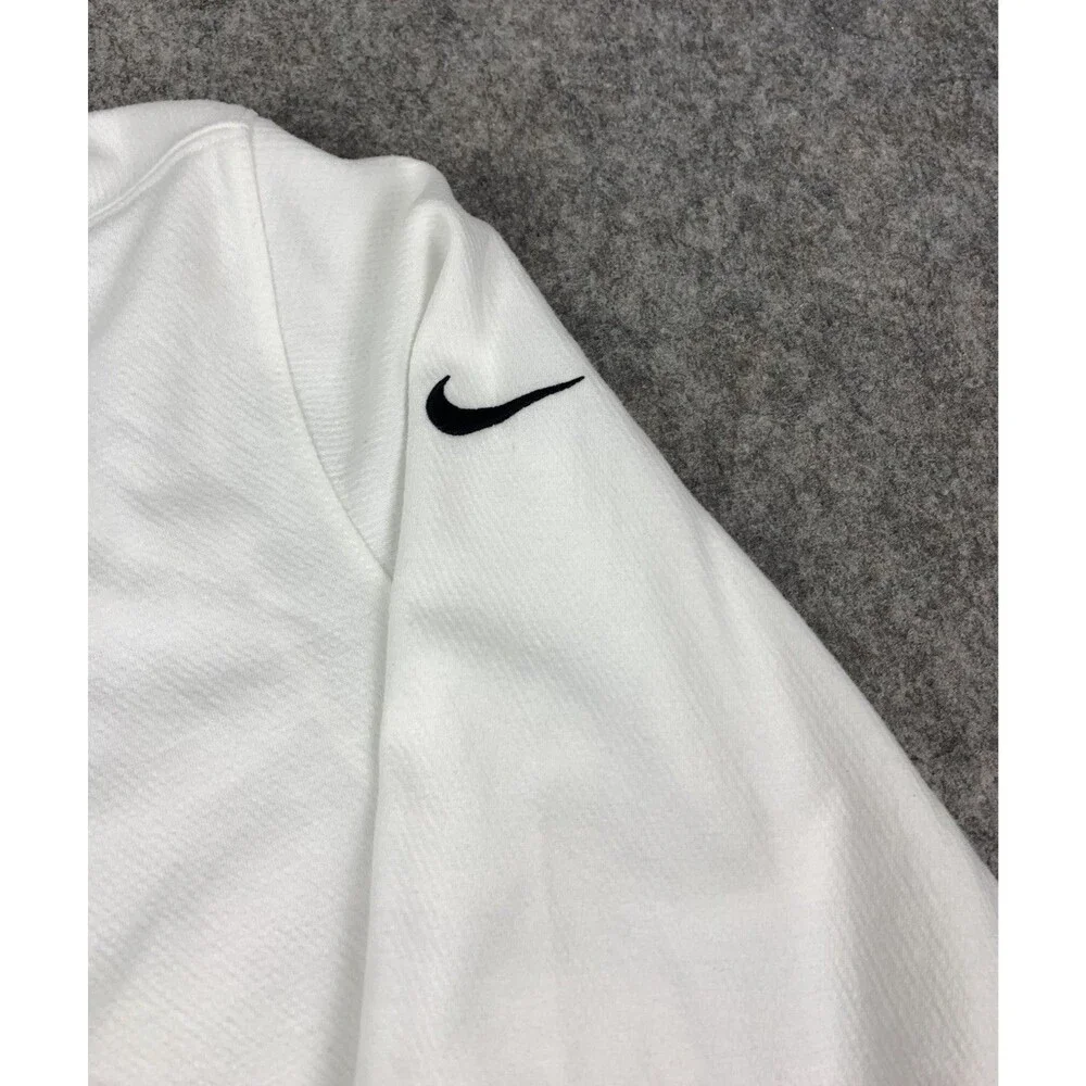 DePaul Blue Demons Nike 1/4 Zip Pullover Top White 50 Years Basketball Men’s XL